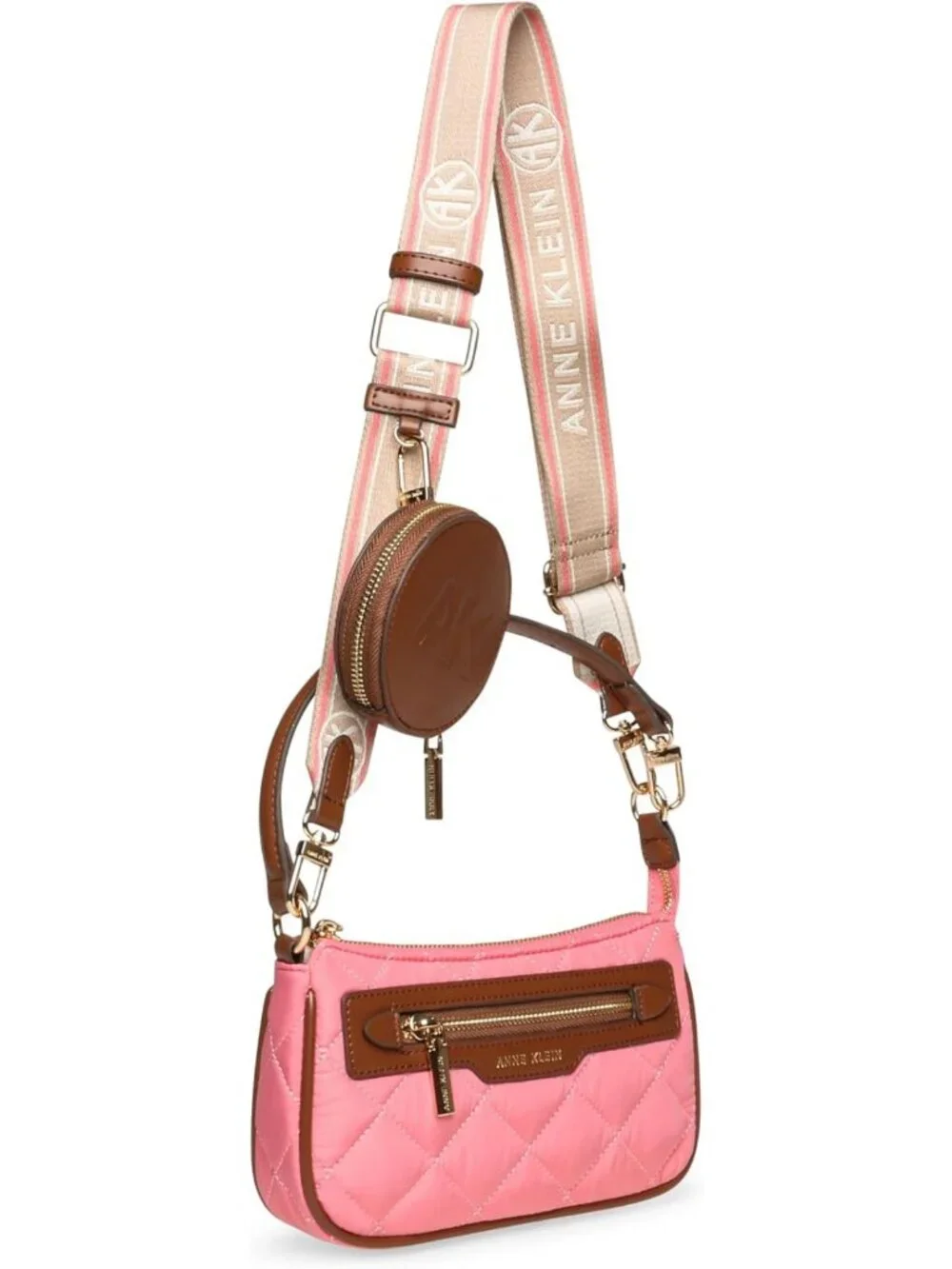 Quilted Nylon Pochette Bag for Women | Stylish & Versatile Clutch Purse